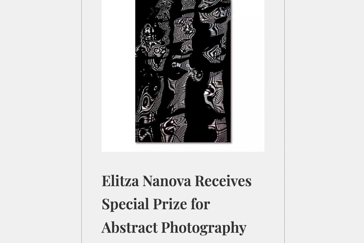 Art.Salon Artikel: Elitza Nanova erhält Sonderpreis für abstrakte Fotografie